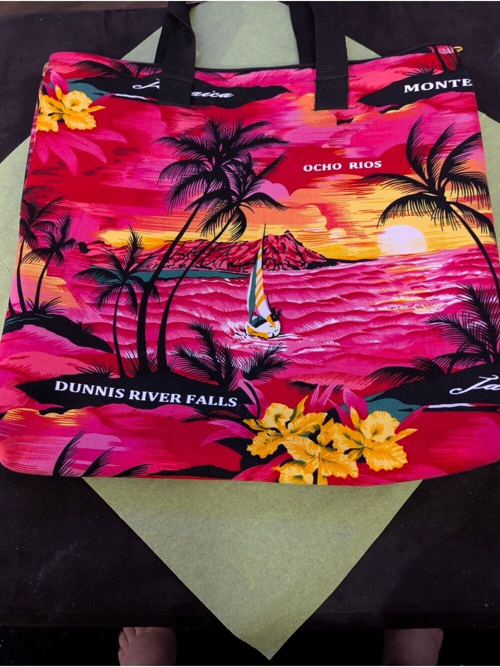 Ocho Rios Dunn's River Falls - Beach tote bag